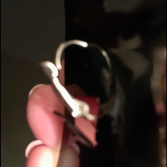 Beautiful rhinestone teardrop pierced earrings - Picture 2 of 2